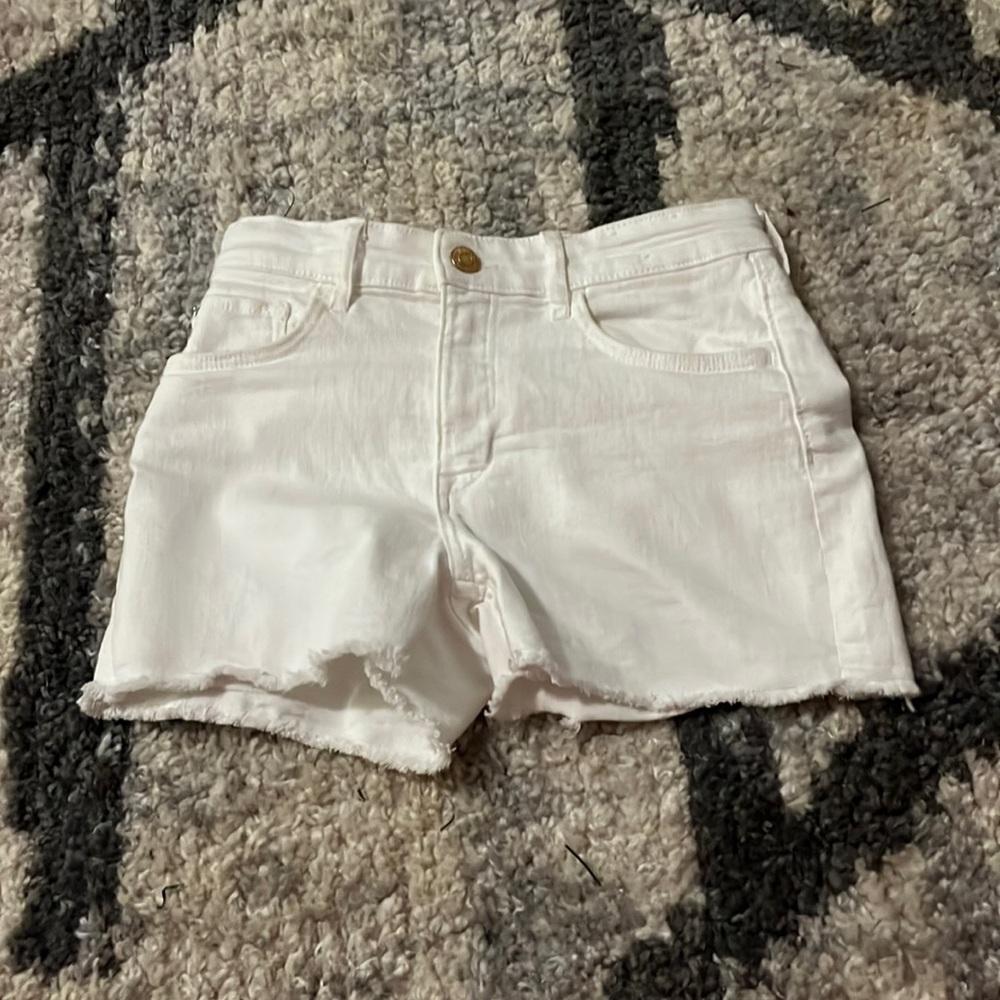 White girls jean shorts